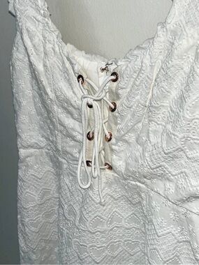 For Love & Lemons eyelet mini dress